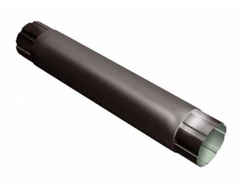 Труба круглая 90 мм 1м Optima 125/90 Zn (цинк)