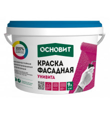 Краска фасадная силиконовая ОСНОВИТ  УНИВИТА СSl93 группа оттенков №4, 13 кг