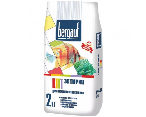 Затирка для межплиточных швов Bergauf Kitt красный, 2 кг