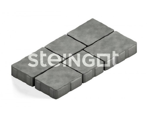 Тротуарная плитка серая Steingot СТАРЫЙ ГОРОД 60