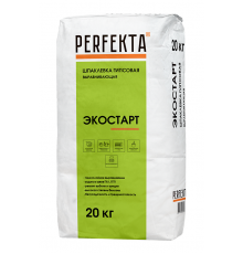 Шпаклевка гипсовая выравнивающая PERFEKTA Экостарт, 20 кг