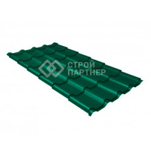 Профиль волновой Grand Line Kamea, Drap, зеленый мох (RAL 6005) 0,45 мм