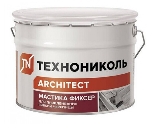 Мастика для гибкой черепицы ТЕХНОНИКОЛЬ №23 Фиксер, ведро 12,0 кг
