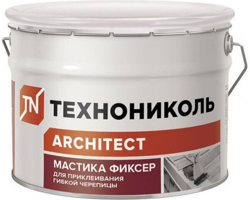 Мастика для гибкой черепицы ТЕХНОНИКОЛЬ №23 Фиксер, ведро 12,0 кг