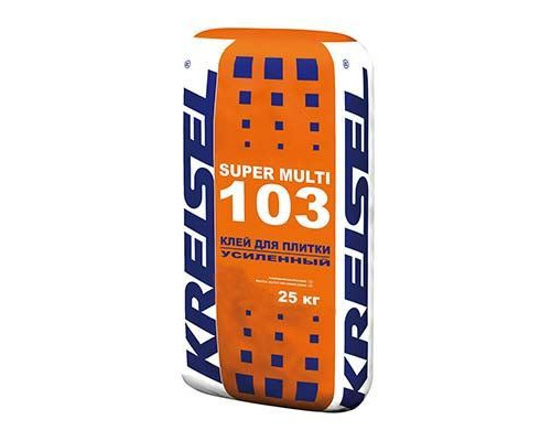 Клей для плитки KREISEL SUPER MULTI 103 усиленный, 25 кг