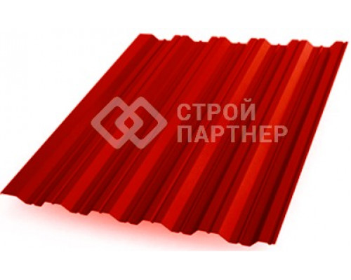 Профнастил НС35 Grand Line, Pural Matt, красный (RR 29) 0,5 мм