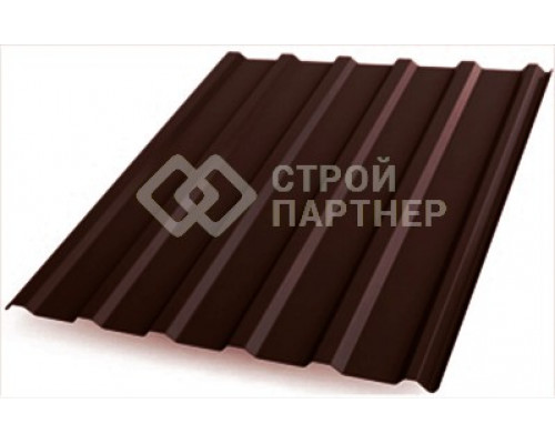 Профнастил С20 Grand Line, Полиэстер, шоколад (RAL 8017) 0,4 мм