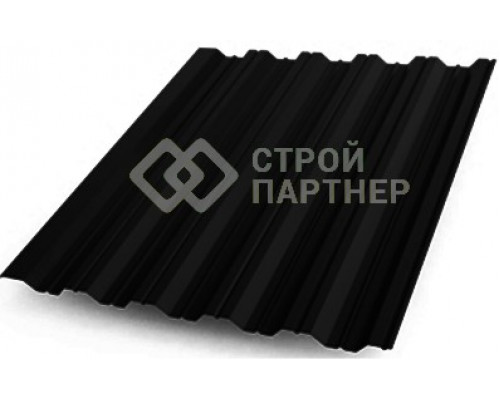 Профнастил НС35 Grand Line, Полиэстер, черный (RAL 9005) 0,45 мм*