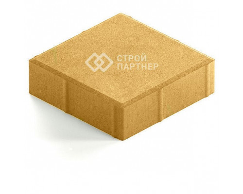 Тротуарная плитка желтая Steingot ПРАКТИК 60 200х200х60 верхний прокрас