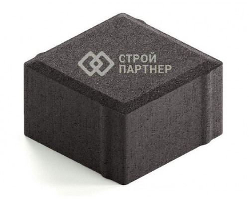Тротуарная плитка черная Steingot ПРАКТИК 60 100х100х60 верхний прокрас