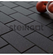 Тротуарная плитка черная Steingot ПРАКТИК 60 200х100х60 верхний прокрас