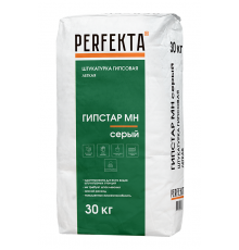 Штукатурка гипсовая Perfekta перфекта Гипстар МН, цвет серый, мешок 30кг