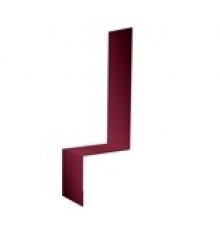 Планка примыкания боковая Grand Line Цинк (Zn) 0,4-0,45 мм