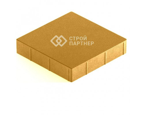 Тротуарная плитка желтая Steingot ПРАКТИК 60 300х300х60 верхний прокрас