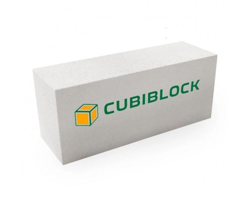 Газобетонные блоки CUBIBLOCK D500 B3,5 F100 625х250х375 ровный