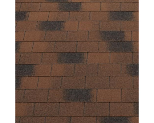 Гибкая черепица Tegola TOP SHINGLE Винтаж коричневый