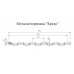 Профиль волновой Grand Line Kredo, Полиэстер, зеленый мох (RAL 6005) 0,45 мм