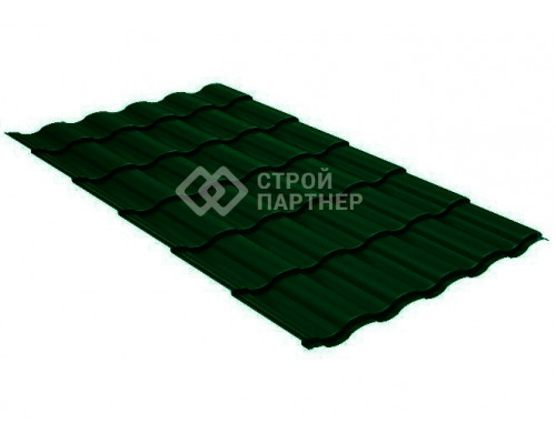 Профиль волновой Grand Line Kredo, Полиэстер, зеленый мох (RAL 6005) 0,45 мм