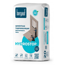 Цементная гидроизоляция обмазочного типа Bergauf Hydrostop, 20 кг