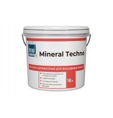 Bergauf Mineral Techno Краска силикатная для фасадных работ база C, 18л ЛЕТО-ЗИМА
