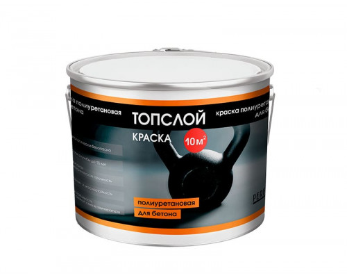 Краска полиуретановая для бетона PERFEKTA Топслой Краска, 3 кг