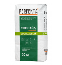 Штукатурка гипсовая беспыльная легкая PERFEKTA Экосайд, 30 кг