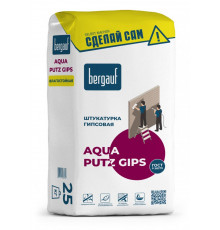 Штукатурка гипсовая Bergauf Aqua Putz Gips, 25 кг