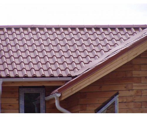 Металлочерепица Grand Line Kamea, Velur X, черный (RAL 9005) 0,5 мм