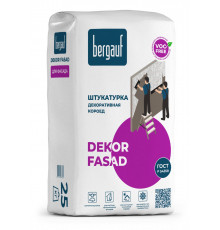 Штукатурка декоративная короед Bergauf Dekor Fasad, 25 кг