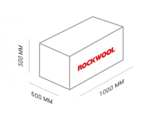 Минеральная вата Rockwool АКУСТИК БАТТС 75 мм 600х1000