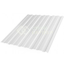 Профнастил С10 Grand Line, Satin, сигнально-белый (RAL 9003) 0,5 мм
