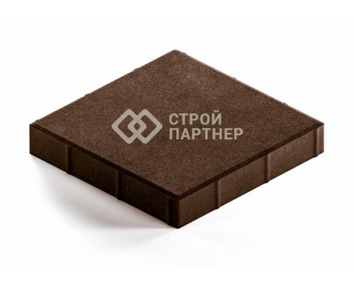 Тротуарная плитка темно-коричневая Steingot БЕЙЗ 50 300х300х50 верхний прокрас