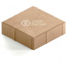 Тротуарная плитка бежевая Steingot ПРАКТИК 60 200х200х60 верхний прокрас