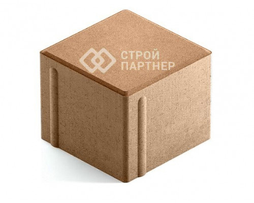 Тротуарная плитка бежевая Steingot СИТИ 80 Квадрат 100х100х80 верхний прокрас