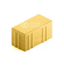 Тротуарная плитка желтая Steingot ХЭВИ 100 Прямоугольник 200х100х100 верхний прокрас