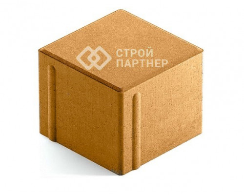 Тротуарная плитка оранжевая Steingot СИТИ 80 Квадрат 100х100х80 верхний прокрас