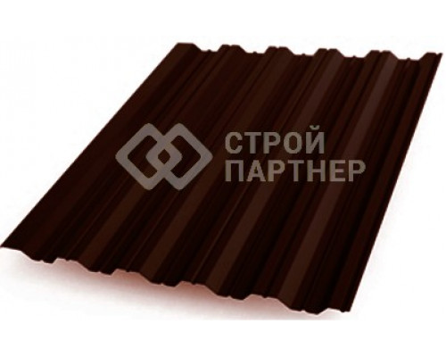 Профнастил НС35 Grand Line, Rooftop Matte, шоколад (RAL 8017) 0,5 мм