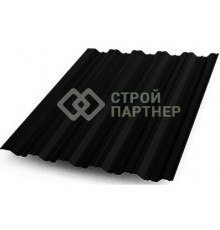 Профнастил НС35 Grand Line, Pural Matt, черный (RR 33) 0,5 мм