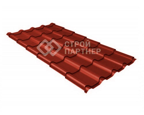 Профиль волновой Grand Line Kamea, Полиэстер, терракотта (RAL 8004) 0,45 мм