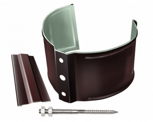 Кронштейн трубы на кирпич Optima 125/90 Zn (цинк)