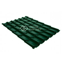 Профиль волновой Grand Line Classic, Drap, зеленый мох (RAL 6005) 0,45 мм