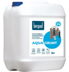 Грунтовка-концентрат универсальная ЛЕТО-ЗИМА Bergauf AQUA GRUNT, 5л