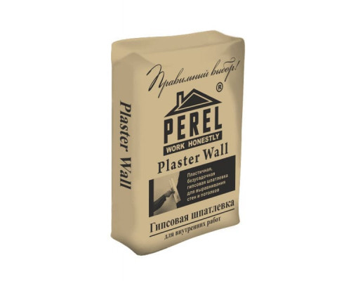 Гипсовая шпатлевка Perel Plaster wall 0668 белая, 25 кг