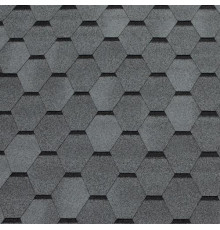 Гибкая черепица Tegola TOP SHINGLE Смальто серый