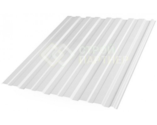 Профнастил С10 Grand Line, Полиэстер, сигнально-белый (RAL 9003) 0,4 мм